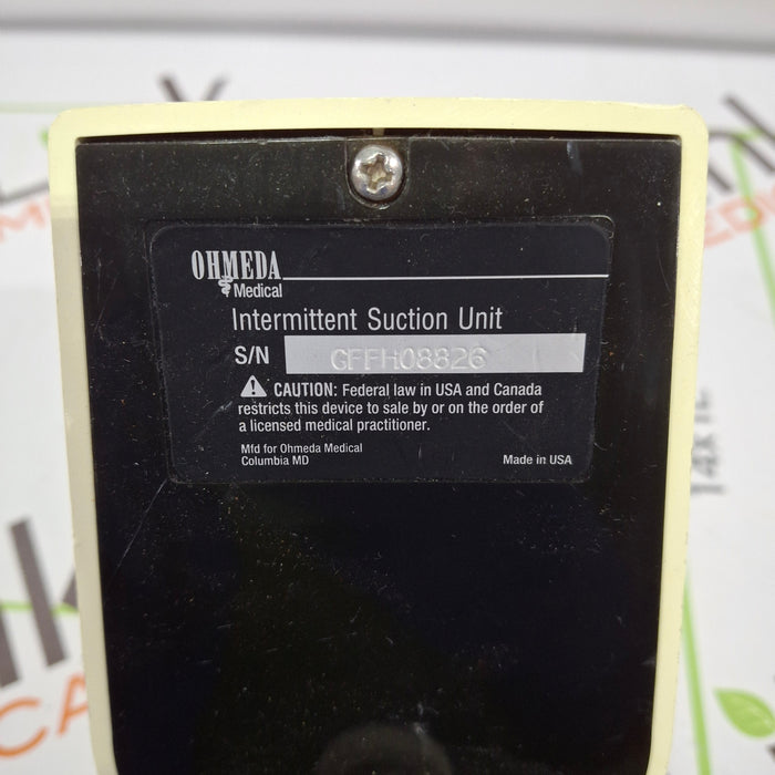 Ohmeda Medical Ohmeda Medical 200 Intermittent Suction Unit Respiratory reLink Online