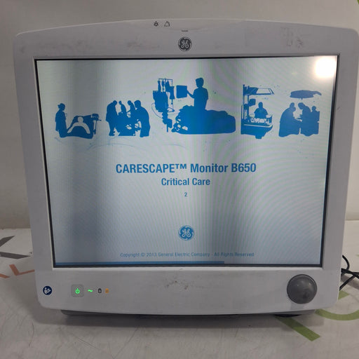 GE Healthcare GE Healthcare Carescape B650 Critical Care Patient Monitor Patient Monitors reLink Online