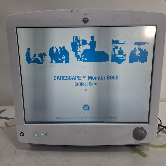 GE Healthcare GE Healthcare Carescape B650 Critical Care Patient Monitor Patient Monitors reLink Online
