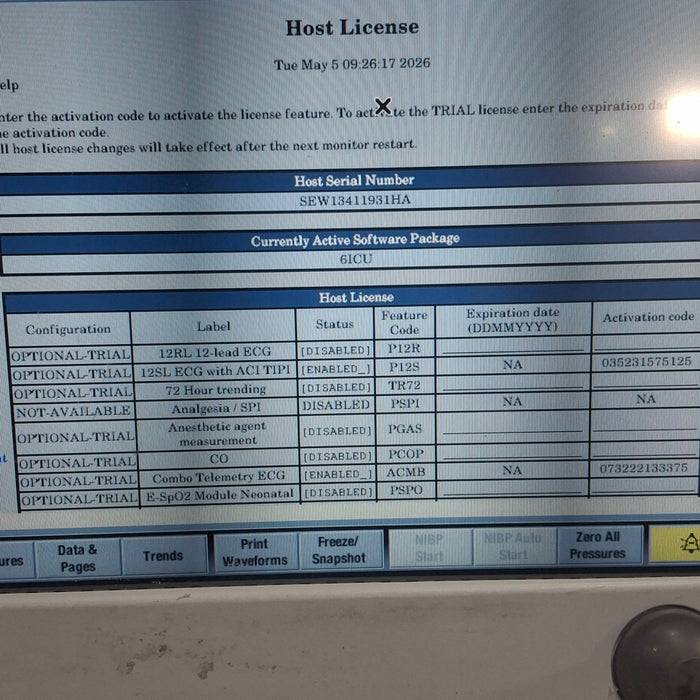 GE Healthcare GE Healthcare Carescape B650 Critical Care Patient Monitor Patient Monitors reLink Online