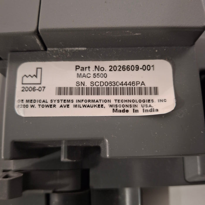 GE Healthcare GE Healthcare MAC 5500 ECG without CAM Module Cardiology reLink Online