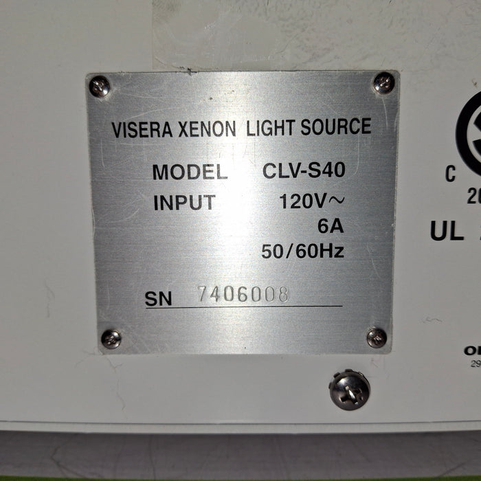 Olympus Olympus Visera CLV-S40 Light Source Rigid Endoscopy reLink Online