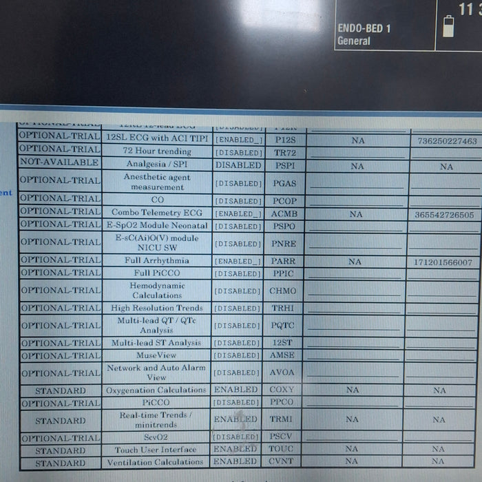 GE Healthcare Carescape B650 Post Anesthesia Care Patient Monitor