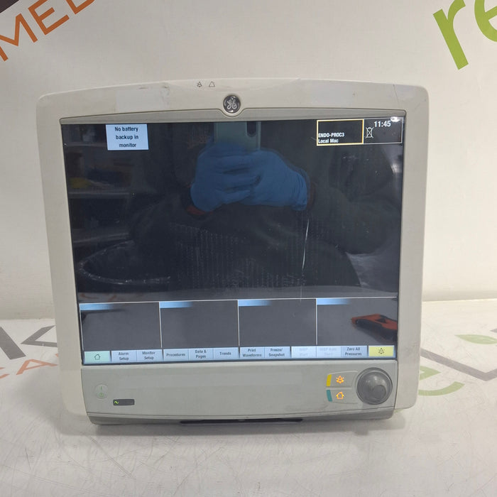 GE Healthcare Carescape B650 Post Anesthesia Care Patient Monitor