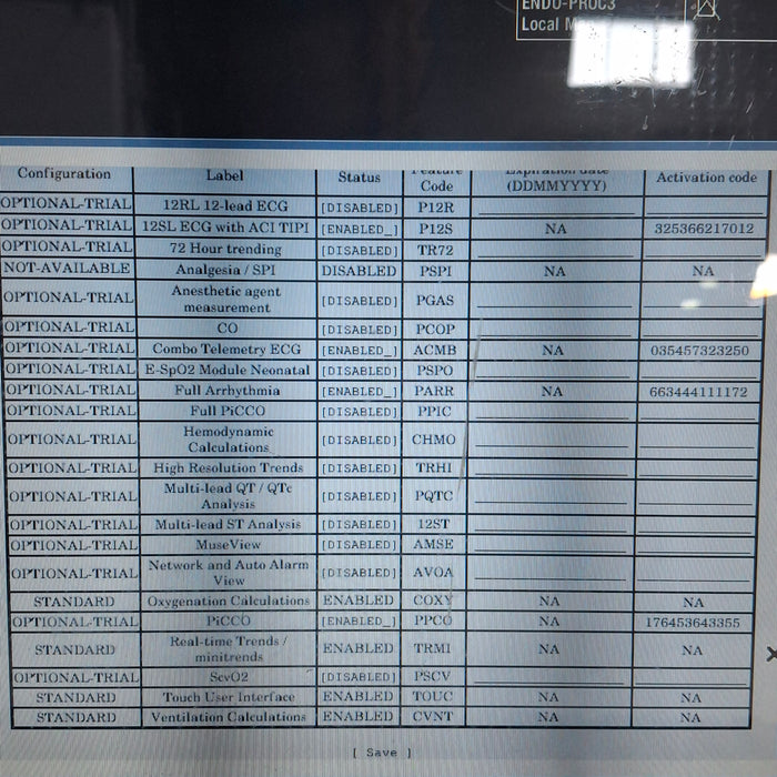 GE Healthcare Carescape B650 Post Anesthesia Care Patient Monitor