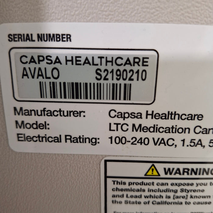 Capsa Solutions Avalo Medication Cart