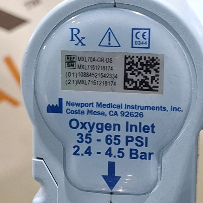 Newport Medical HT70 Plus Ventilator