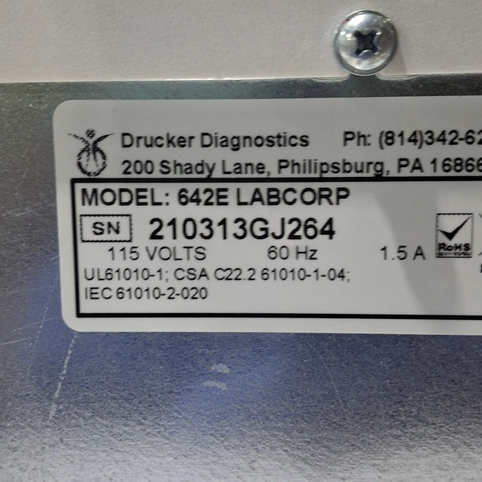 Drucker Diagnostics LabCorp 642E Centrifuge