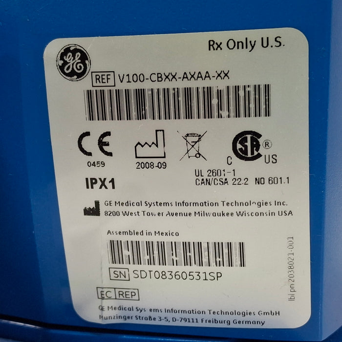 GE Healthcare Dinamap V100 - NIBP Vital Signs Monitor