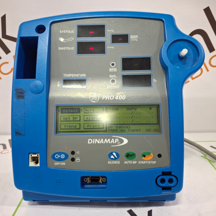 GE Healthcare Dinamap Pro 400 Vital Signs Monitor