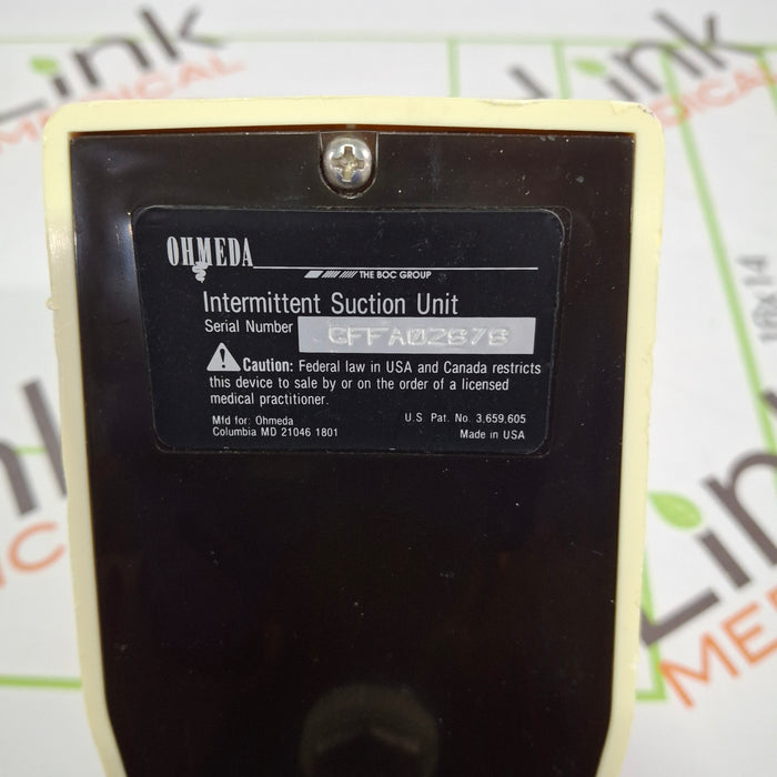 Ohmeda Medical 200 Intermittent Suction Unit