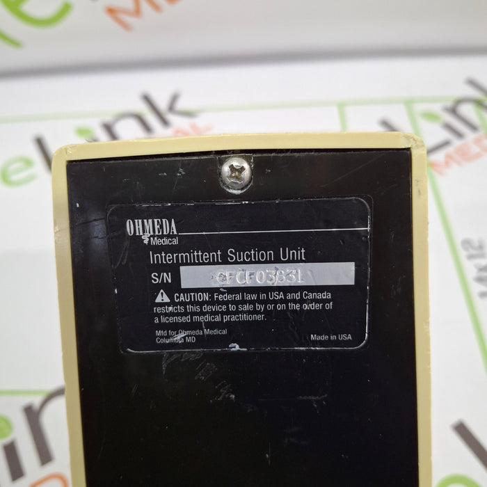 Ohmeda Medical 200 Intermittent Suction Unit