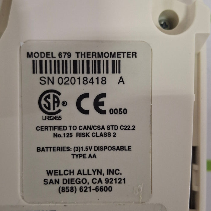 Welch Allyn Suretemp 679 Thermometer