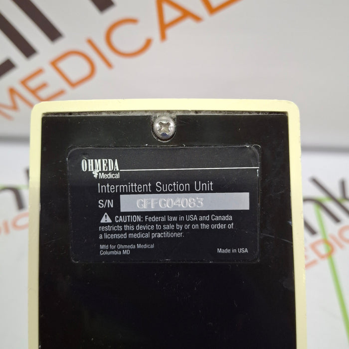 Ohmeda Medical 200 Intermittent Suction Unit