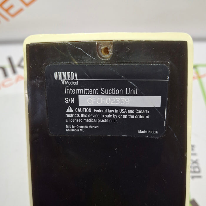 Ohmeda Medical 200 Intermittent Suction Unit