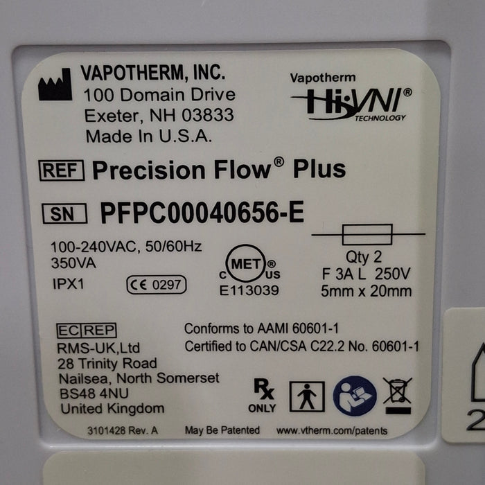 Vapotherm Precision Flow Plus Meter Humidifier