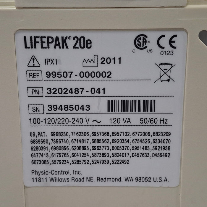 Physio-Control LifePak 20e Defibrillator