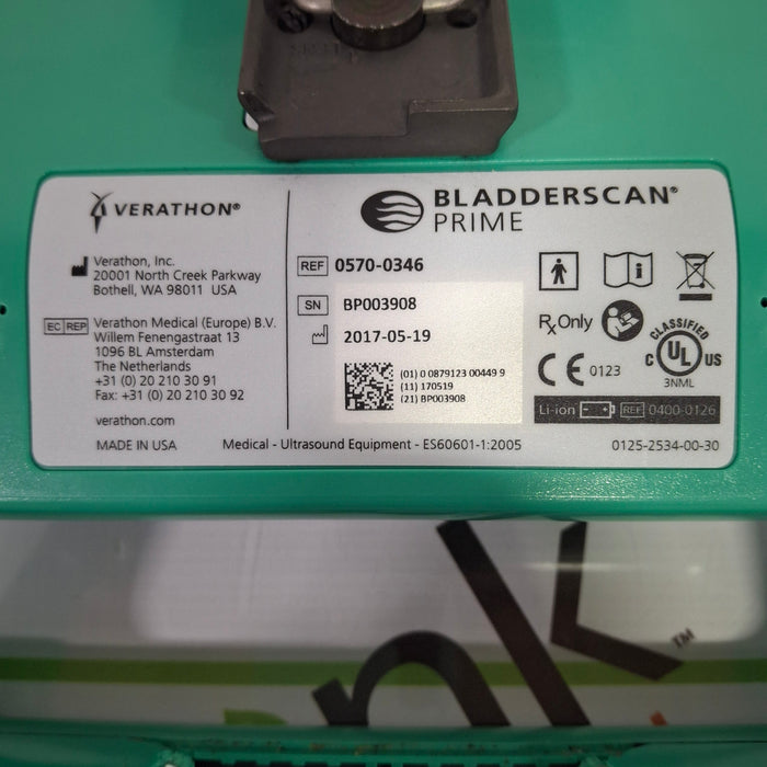 Verathon Medical, Inc BladderScan Prime Bladder Scanner