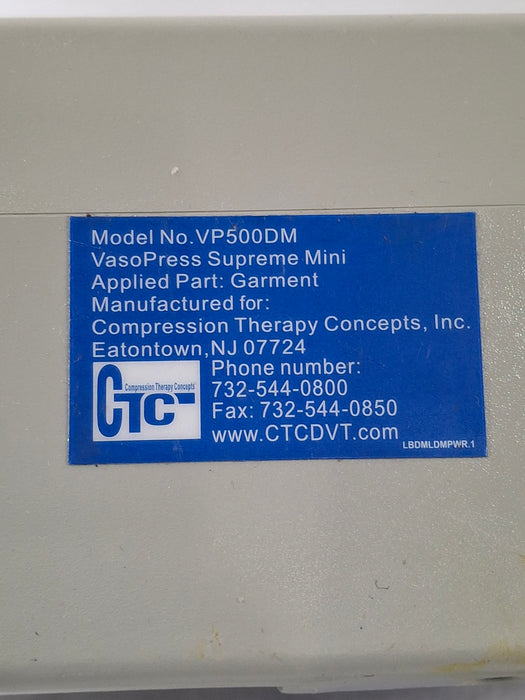 CTC VasoPress Supreme Mini VP500DM Pump