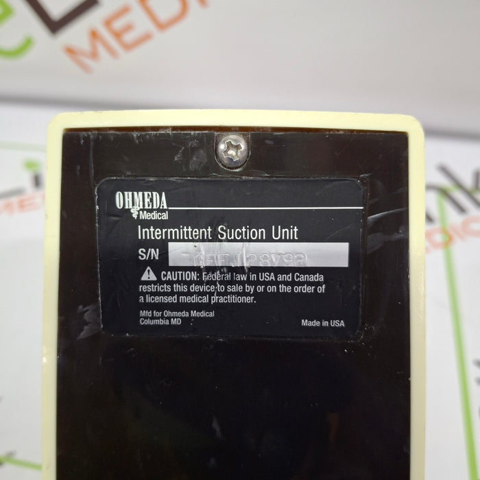 Ohmeda Medical 200 Intermittent Suction Unit