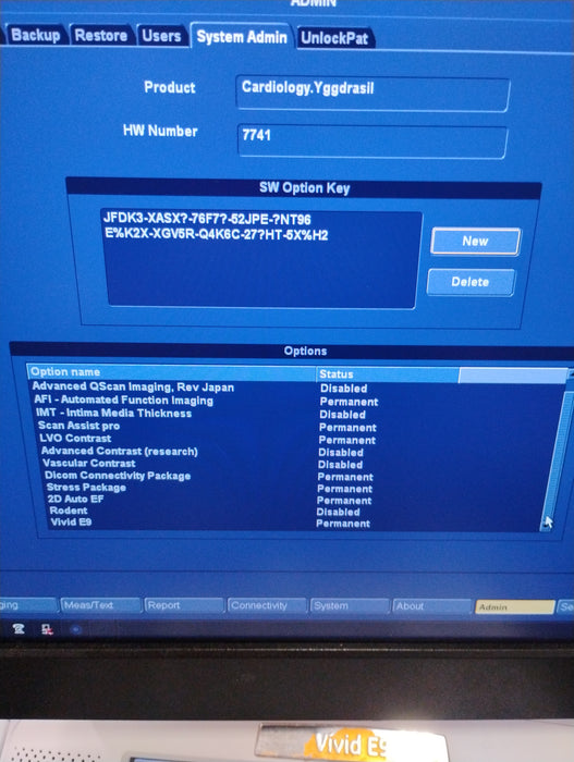 GE Healthcare Vivid E9 Ultrasound