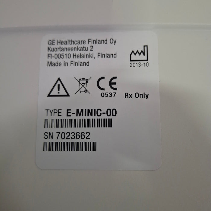 GE Healthcare GE Healthcare E-miniC-00 CO2 Module Patient Monitors reLink Online