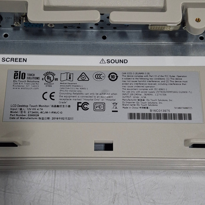 Elo Touch Solutions ET2400L Touch Screen Monitor