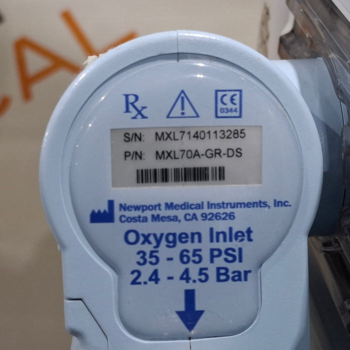Newport Medical HT70 Plus Ventilator