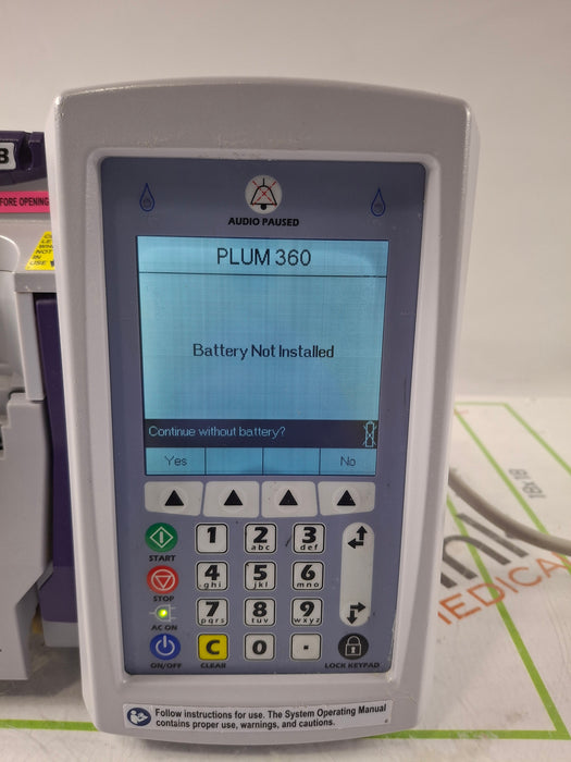 Hospira / ICU Medical Plum 360 Infusion Pump