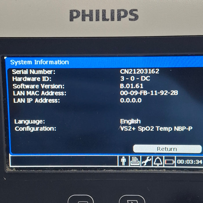 Philips SureSigns VS2+ Vital Signs Monitor