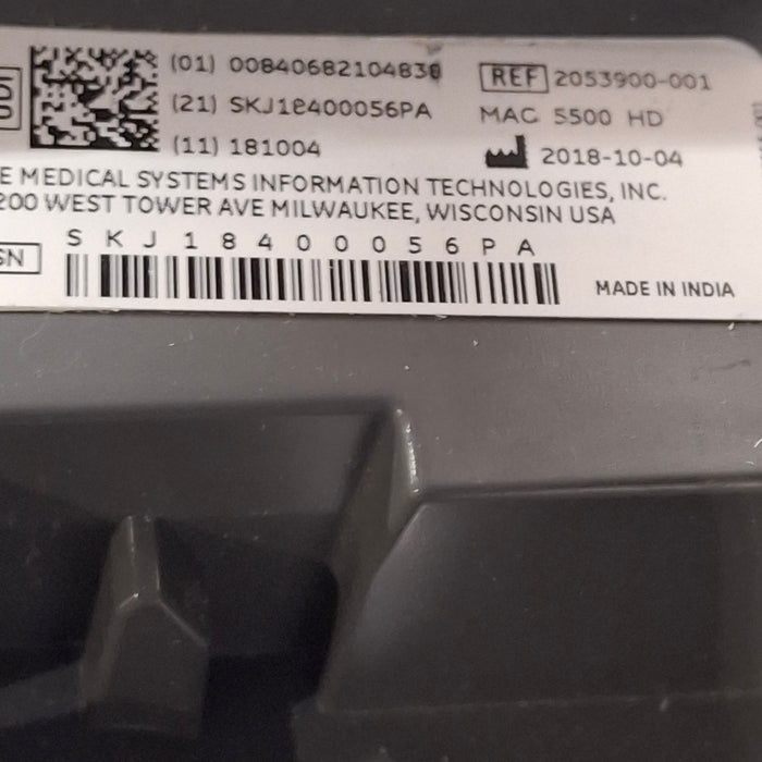 GE Healthcare MAC 5500 HD ECG without CAM Module