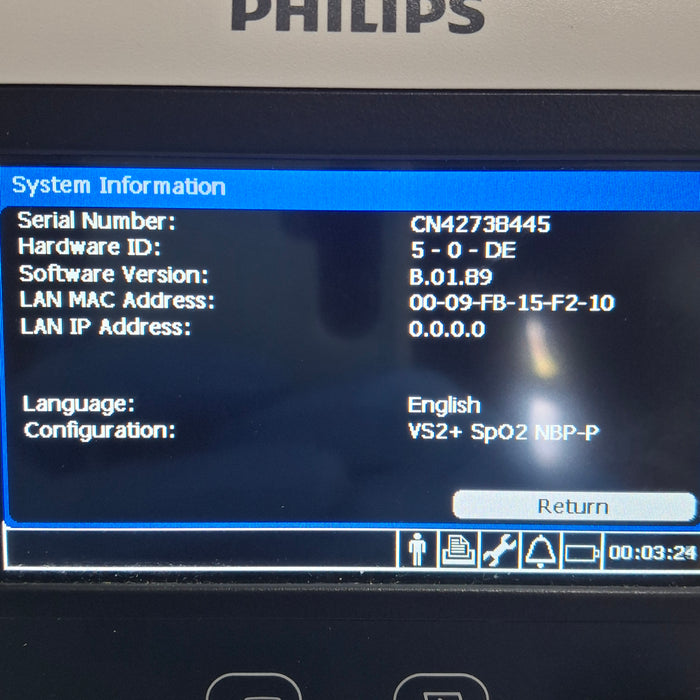 Philips SureSigns VS2+ Vital Signs Monitor