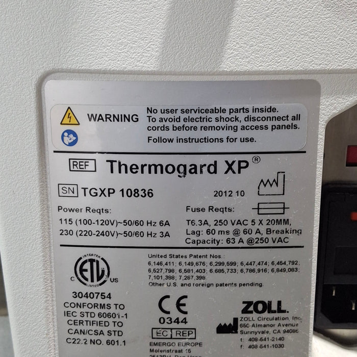 Zoll Thermogard XP Temperature Management System