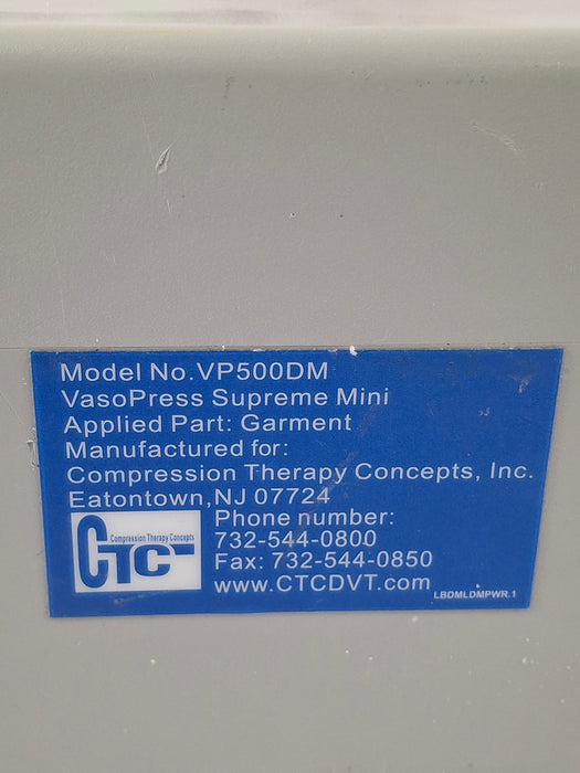 CTC VasoPress Supreme Mini VP500DM Pump