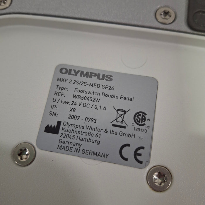 Olympus Olympus WB50402W ESG-400 Double Pedal Footswitch Electrosurgical Units reLink Online