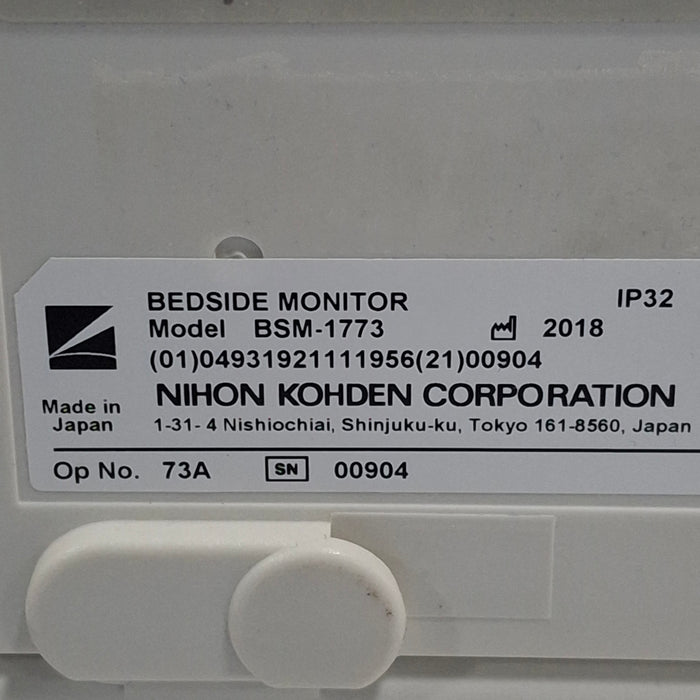 Nihon Kohden Nihon Kohden BSM-1773 Life Scope PT Transport Patient Monitor Patient Monitors reLink Online