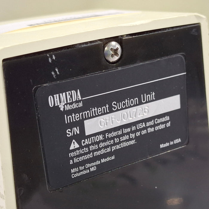 Ohmeda Medical 200 Intermittent Suction Unit