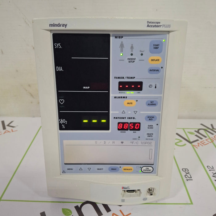 Datascope Accutorr Plus Vital Signs Monitor