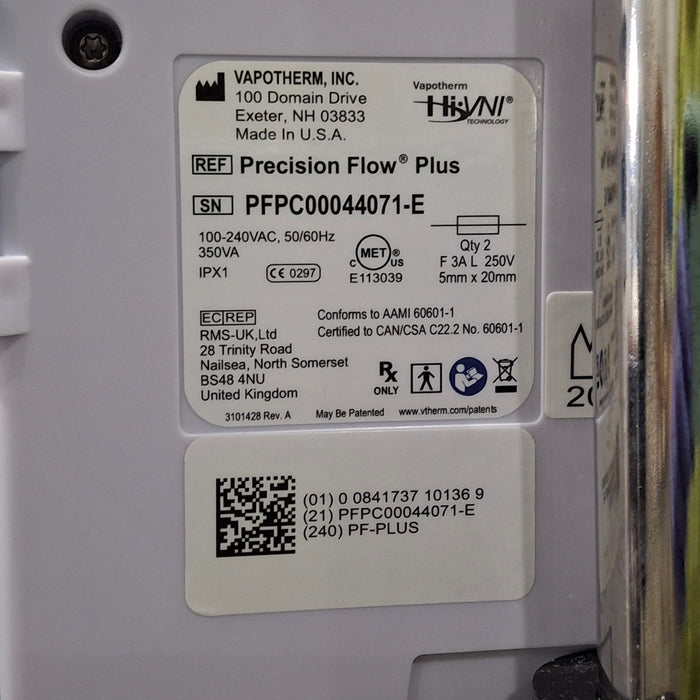 Vapotherm Precision Flow Plus Meter Humidifier