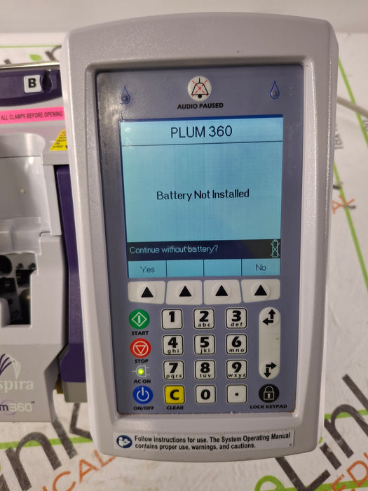 Hospira / ICU Medical Plum 360 Infusion Pump