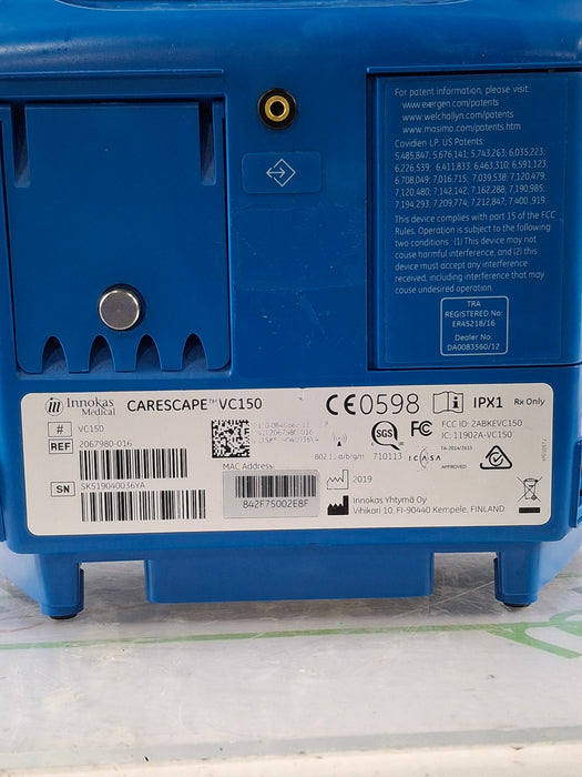 GE Healthcare Carescape VC150 Nellcor Vital Signs Monitor