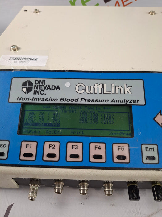 Dynatech DNI Nevada Fluke Cufflink Non-Invasive BP Analyzer