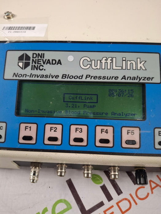 Dynatech DNI Nevada Fluke Cufflink Non-Invasive BP Analyzer