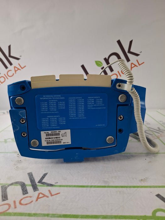 GE Healthcare Dinamap V100 - NIBP, SpO2, Temp Vital Signs Monitor