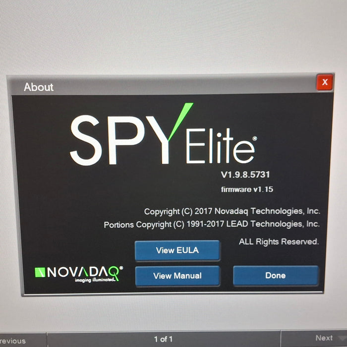 Stryker LC3000 Spy Elite Fluorescence Navigation System