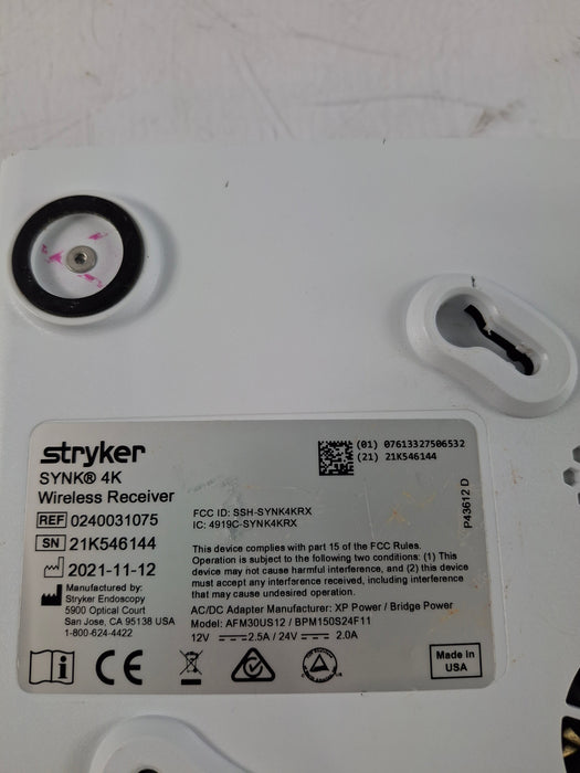 Stryker SYNK 4K Wireless Receiver