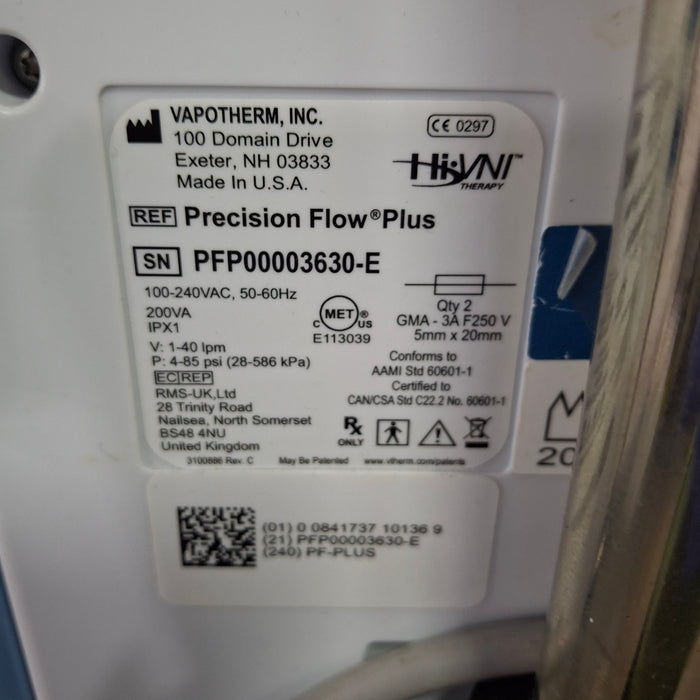 Vapotherm Vapotherm Precision Flow Plus Meter Humidifier Respiratory reLink Online