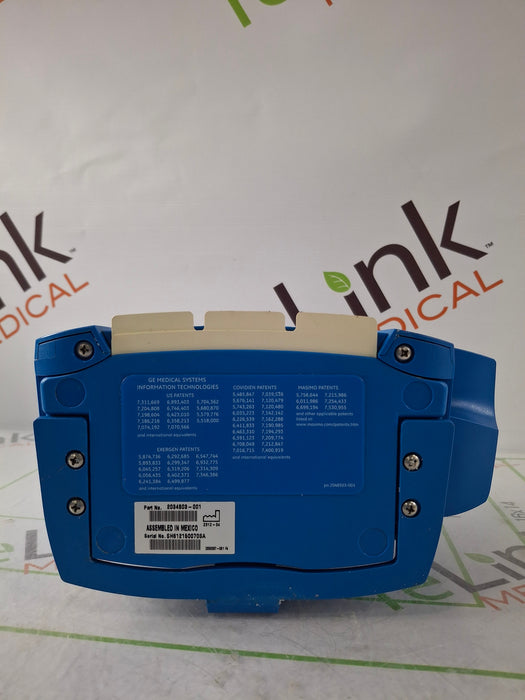 GE Healthcare Dinamap V100 - NIBP, SpO2, Temp Vital Signs Monitor