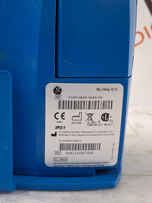 GE Healthcare Dinamap V100 - NIBP, SpO2, Temp Vital Signs Monitor