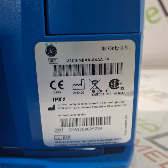 GE Healthcare Dinamap V100 - NIBP, SpO2, Temp Vital Signs Monitor